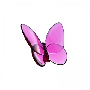peony pink crystal PAPILLON butterfly.