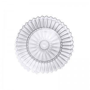 BACCARAT MILLE SMALL GLASS PLATE.