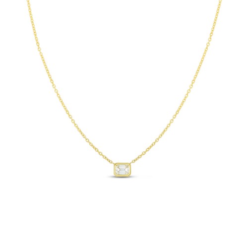 https://www.williambarthman.com/upload/product/Roberto Coin 18 Karat Yellow Gold Emerald Cut Diamond Necklace