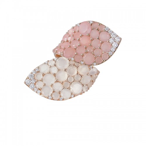 https://www.williambarthman.com/upload/product/Pasquale Bruni 18K Rose Gold Lakshmi Ring with Pink Chalcedony, Moonstone and Diamonds