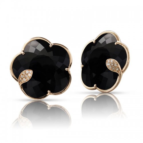 https://www.williambarthman.com/upload/product/Pasquale Bruni 18k Rose Gold Ton Joli Earrings with Onyx, White and Champagne Diamonds
