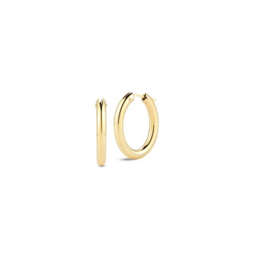 https://www.williambarthman.com/upload/product/Roberto Coin 18K Gold Medium Oval Hoop Earrings