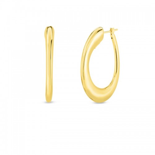 https://www.williambarthman.com/upload/product/Roberto Coin 18K Contoured Oro Classic Hoop Earring