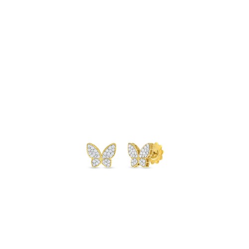 https://www.williambarthman.com/upload/product/Roberto Coin 18K Gold & Diamond Princess Butterfly Stud Earrings