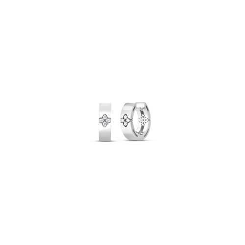 https://www.williambarthman.com/upload/product/Roberto Coin 18 Karat White Gold Verona Small Diamond Accent Hoop Earrings