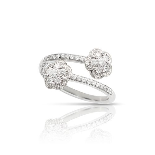 https://www.williambarthman.com/upload/product/Figlia dei Fiori Two Flowers Contrarié Ring in 18k White Gold with Diamonds.