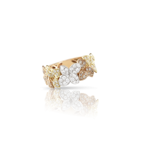 https://www.williambarthman.com/upload/product/Ama Ring in 18k Rose, White and Yellow Gold with White and Champagne Diamonds.