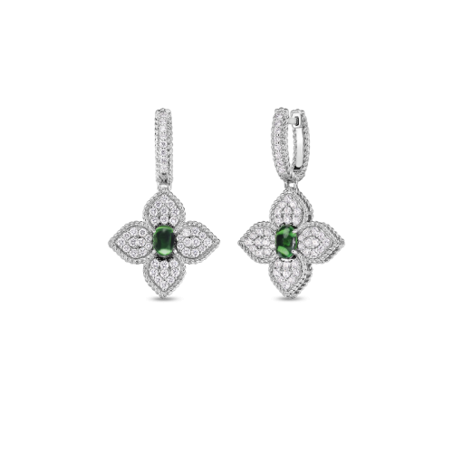 https://www.williambarthman.com/upload/product/Roberto Coin 18K Diamond & Tsavorite Flower Drop Earrings