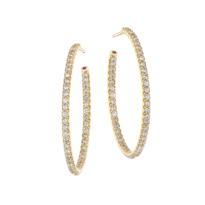 https://www.williambarthman.com/upload/product/18KY LARGE HOOP EARRING WITH INSIDE/OUTSIDE PAVE DIAMONDS, .98CT. PIERCED BACKS