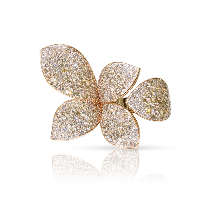 https://www.williambarthman.com/upload/product/Rose Gold Giardini Segreti Ring 12.57 Grams Rg 4.16 Diamond Ctw.