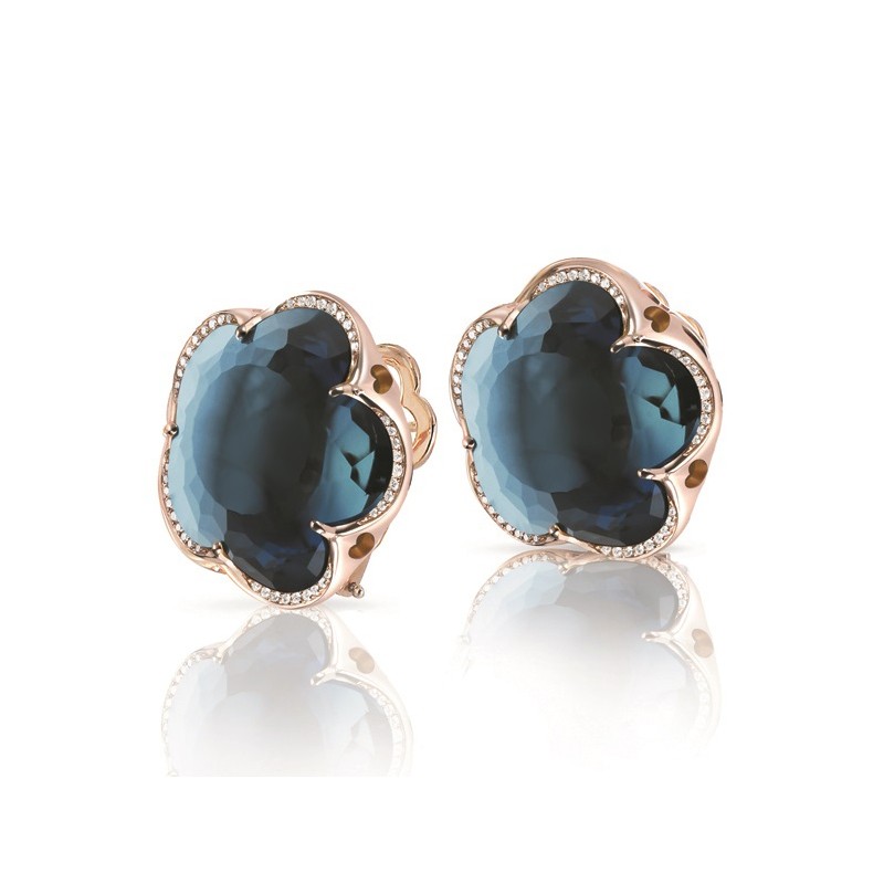 https://www.williambarthman.com/upload/product/Pasquale Bruni 18K Rose Gold Bon Ton Earrings with London Blue Topaz and Diamonds