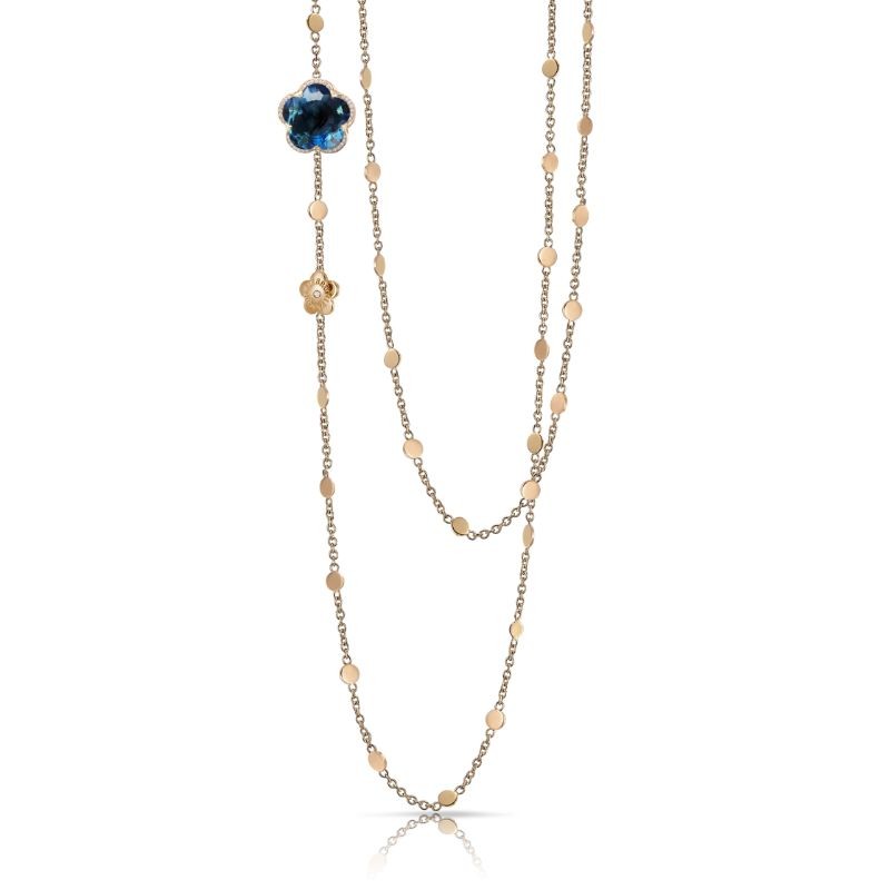 https://www.williambarthman.com/upload/product/Pasquale Bruni 18k Rose Gold Bon Ton Necklace with London Blue Topaz and Diamonds.