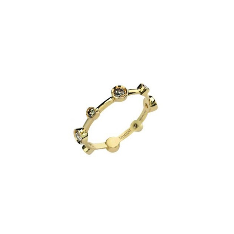https://www.williambarthman.com/upload/product/Damiani 18K Yellow Gold Moon Drop Ring With Brown Diamonds 0.4000 Size 15.