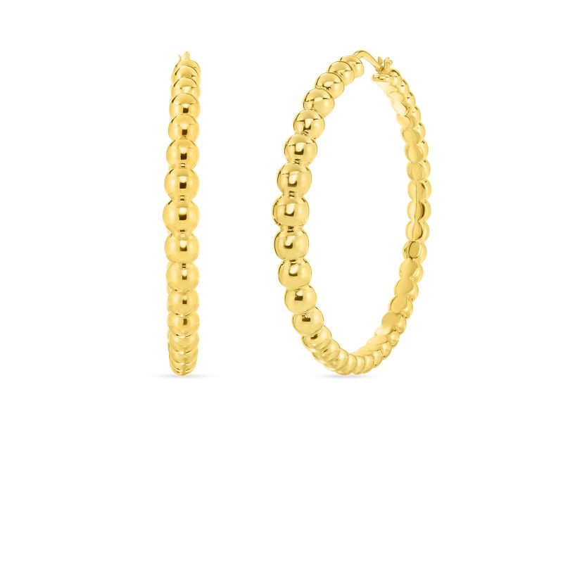 https://www.williambarthman.com/upload/product/Roberto Coin 18K Gold Bead Xl Hoop Earring
