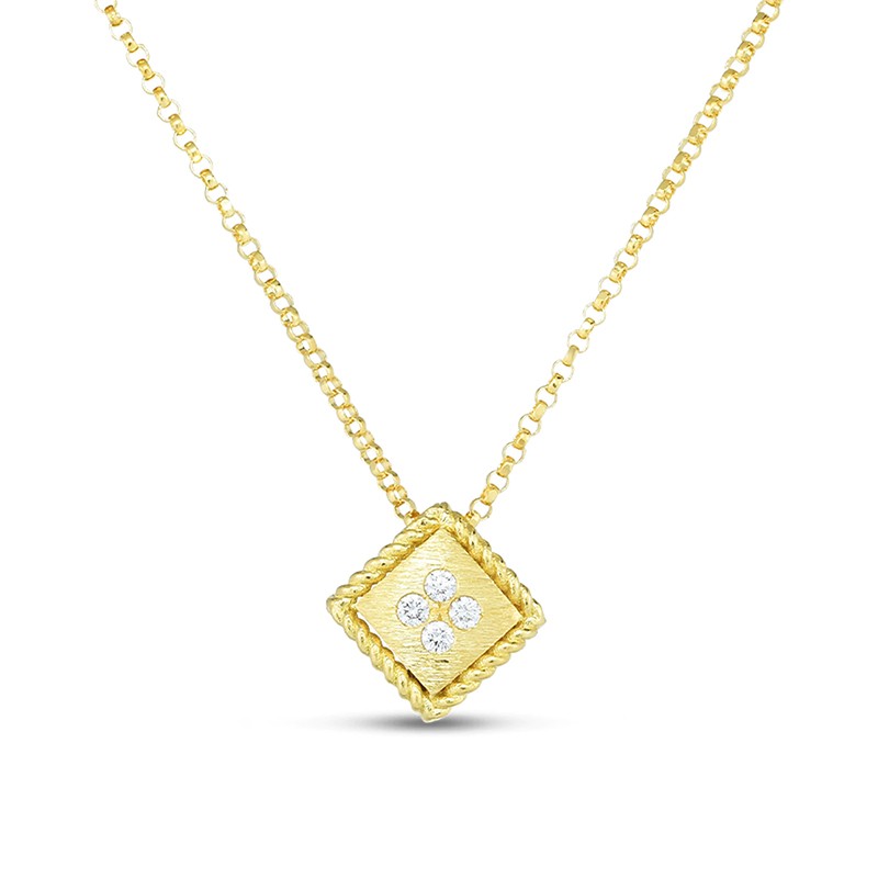 https://www.williambarthman.com/upload/product/Roberto Coin 18K Palazzo Ducale Diamond Accent Satin Small Pendant