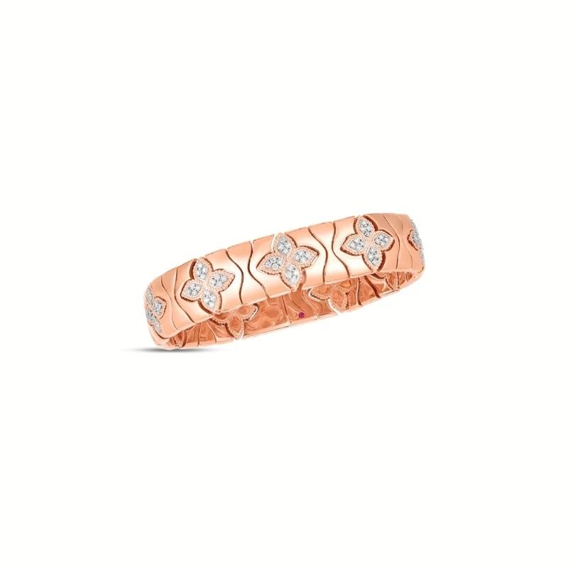 https://www.williambarthman.com/upload/product/Roberto Coin 18K Royal Princess Flower Bracelet with Diamonds