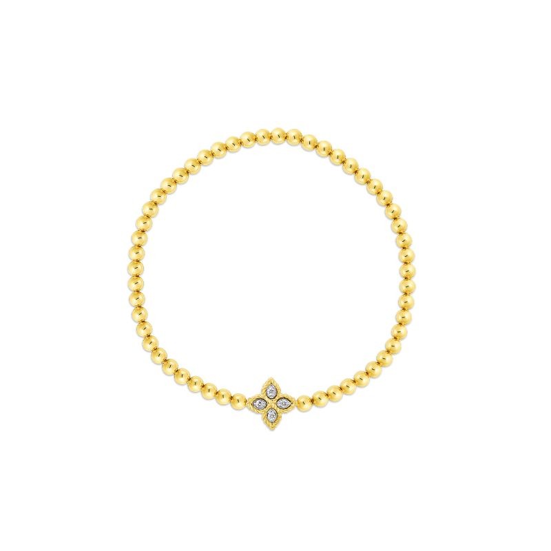 https://www.williambarthman.com/upload/product/Roberto Coin 18K Yellow & White Diamond Princess Flower Bracelet Petite