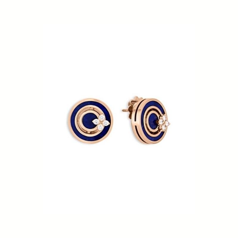 https://www.williambarthman.com/upload/product/Roberto Coin 18k Rose Gold Love In Verona Lapis & Diamond Circle Stud Earrings