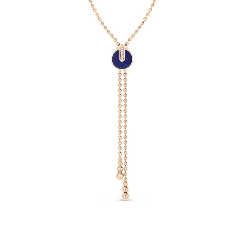 https://www.williambarthman.com/upload/product/Roberto Coin 18K Rose Gold Art Deco Lapis & Diamond Necklace