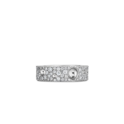 Roberto Coin 18K Gold & Pave Dia Pois Moi Luna Ring