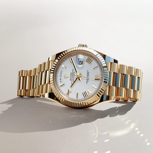 Seize the day. This @Rolex Day-Date 40 in 18ct yel...