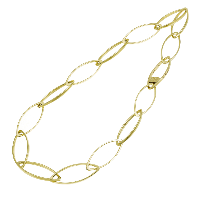 CHIMENTO 18K YELLOW GOLD LIN SENSI NECKLACE 0.03 VS-G. 