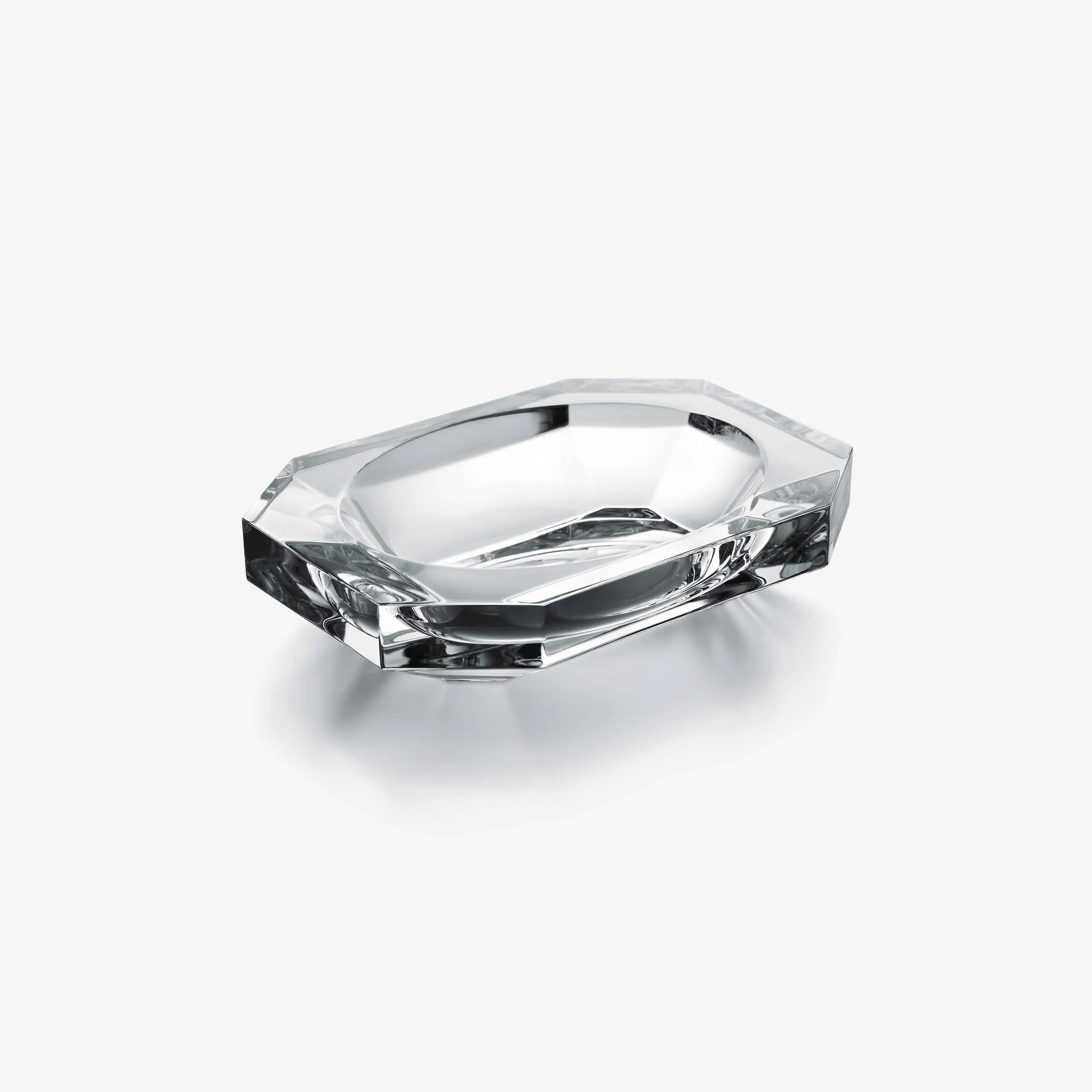 BACCARAT CLEAR OCTOGONE CATCH-ALL. 