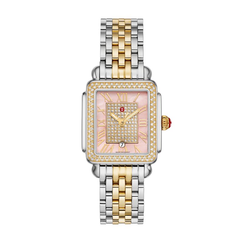 MICHELE Limited Edition Deco Madison Mid Two-Tone 18K Gold-Plated