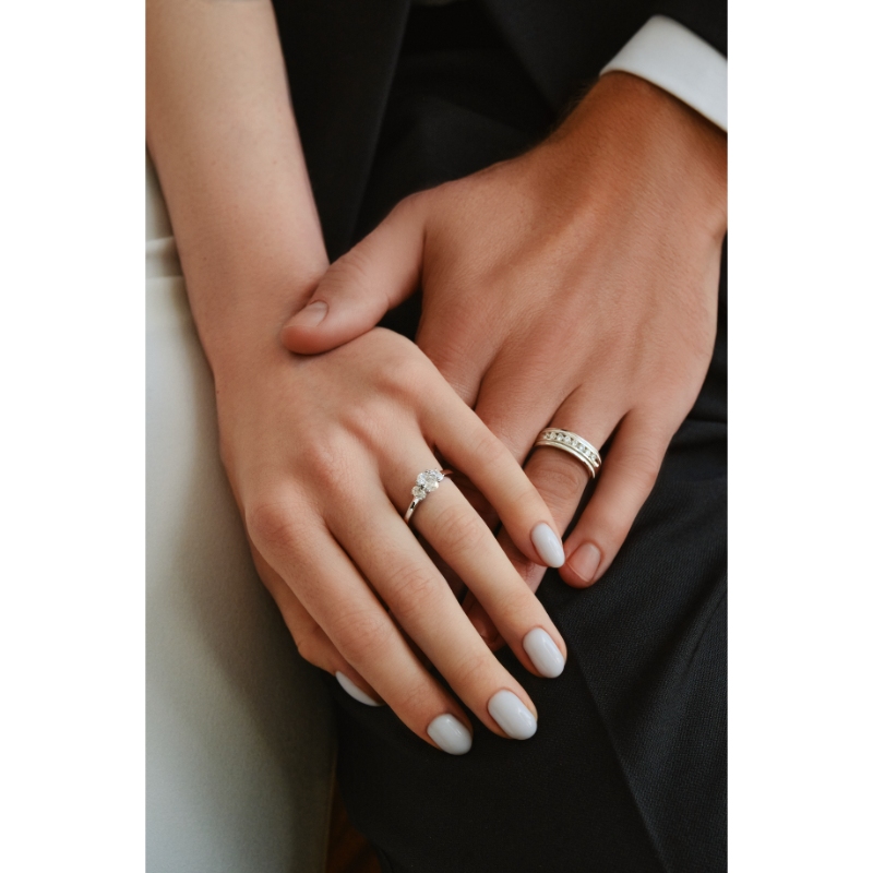 The Diamond Jim Channel-Set Diamond Wedding Band in 14K Yellow Gold (0.5K Round).