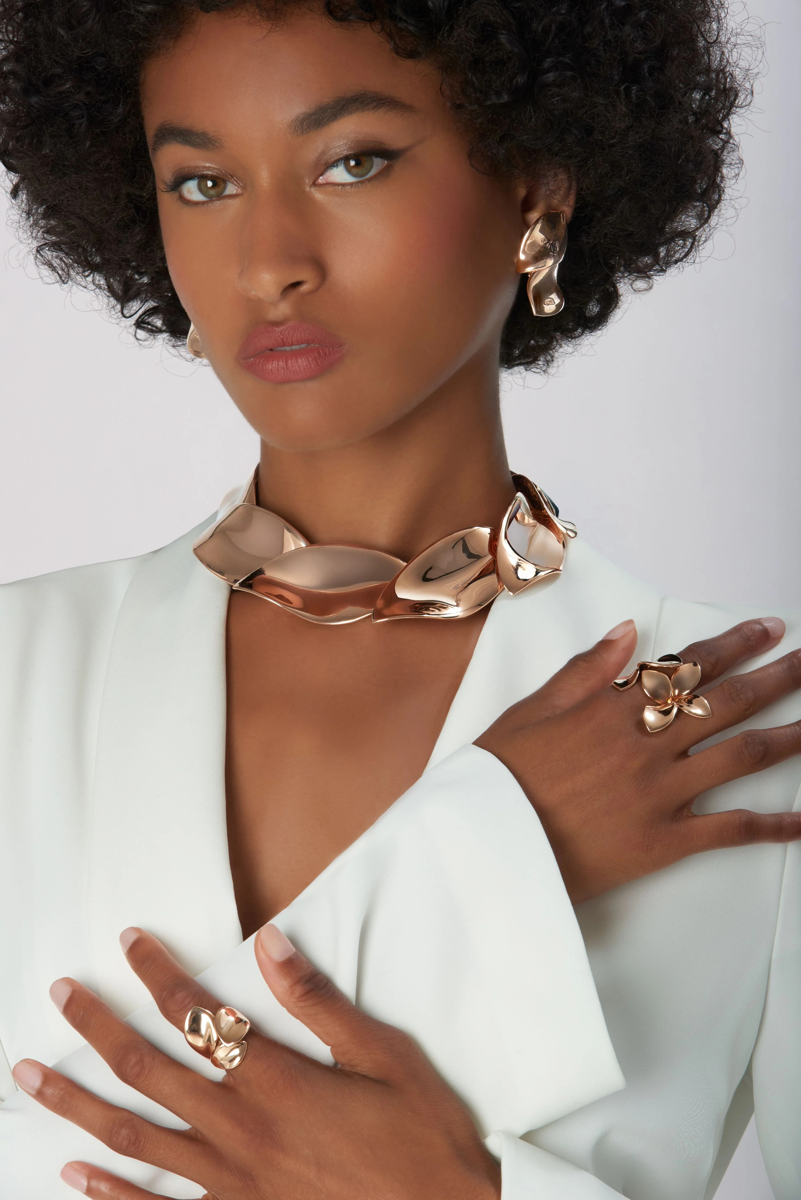 18K ROSE GOLD GIARDINI SEGRETI RING. 