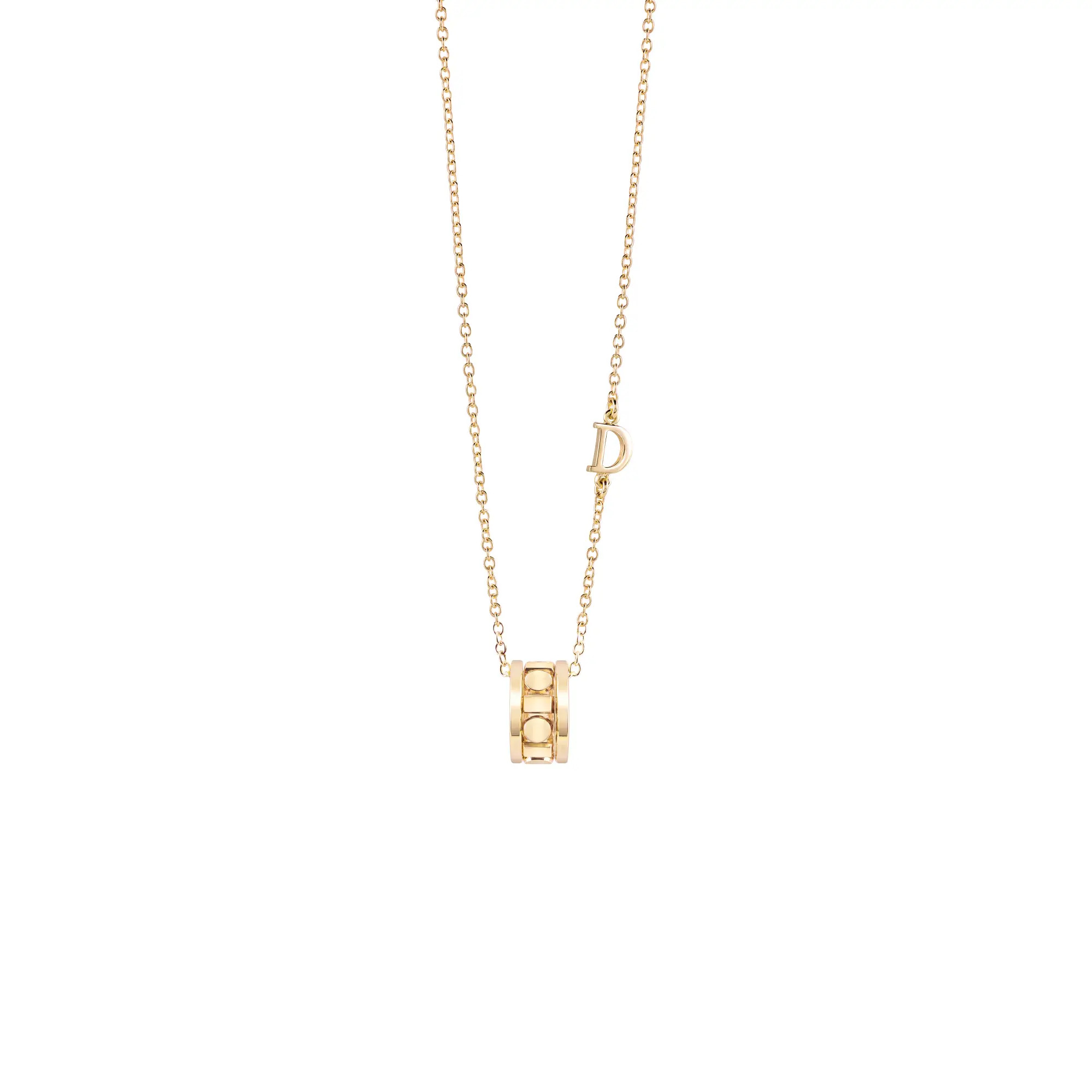Damiani 18k Yellow Gold Belle Epoque Reel Pendant 5.70mm.
