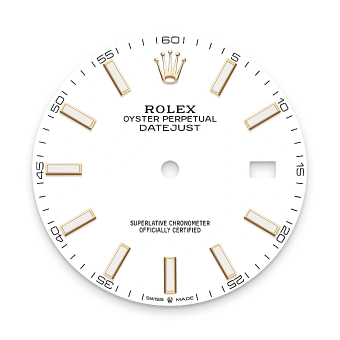 White dial