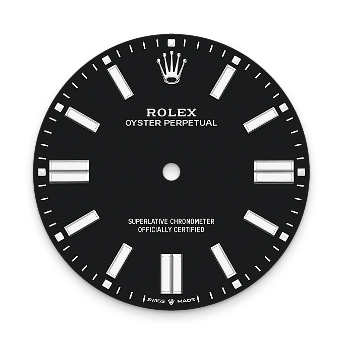 Black dial