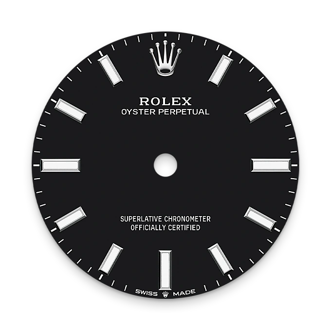 Black dial